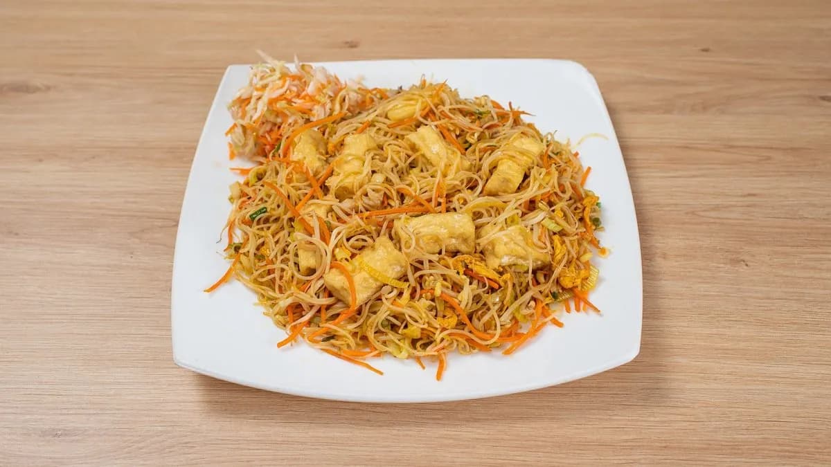 Pirított Bun tészta tofuval