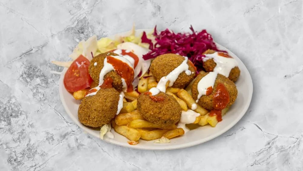 Falafel nagy tál