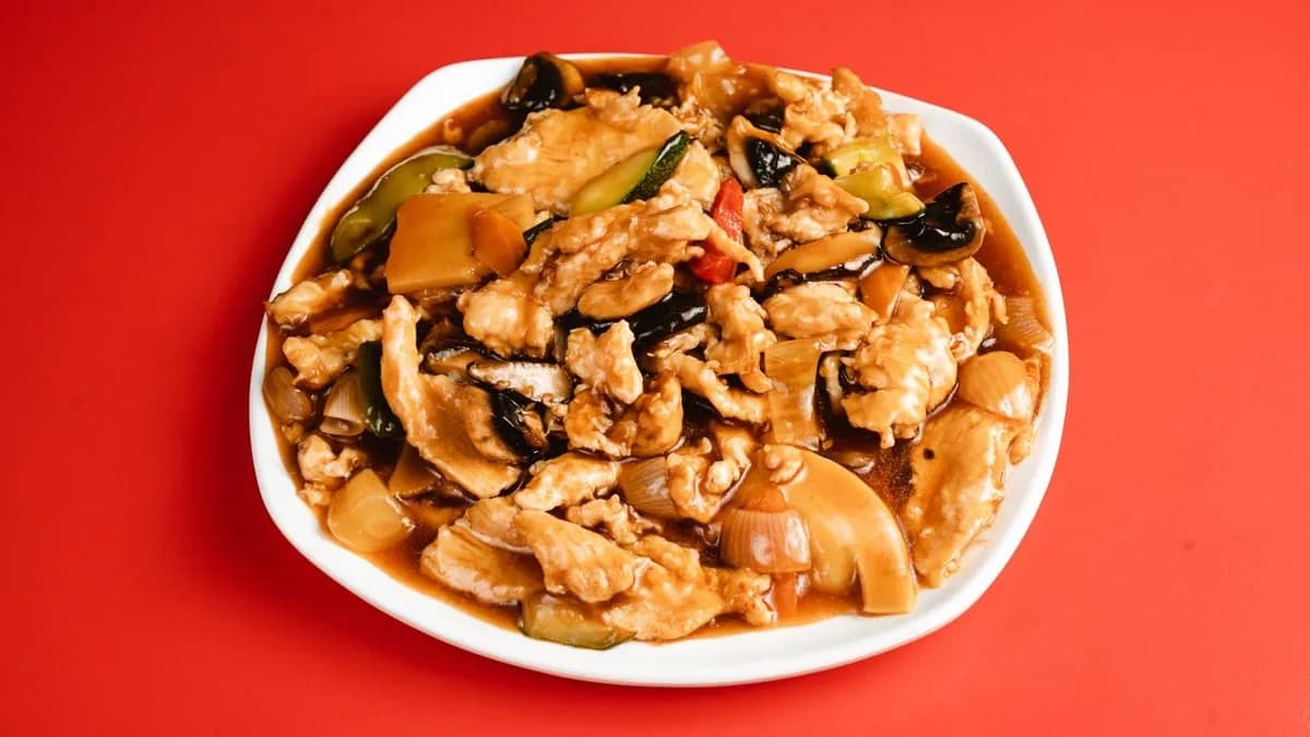 Bambuszos-gombás csirke