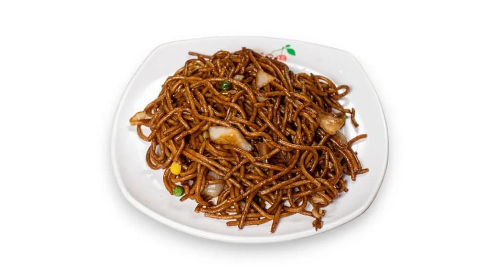 Sült tészta zöldségekkel ( tofu, fafülgomba )