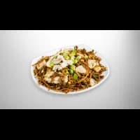 Sült udon csirkehússal