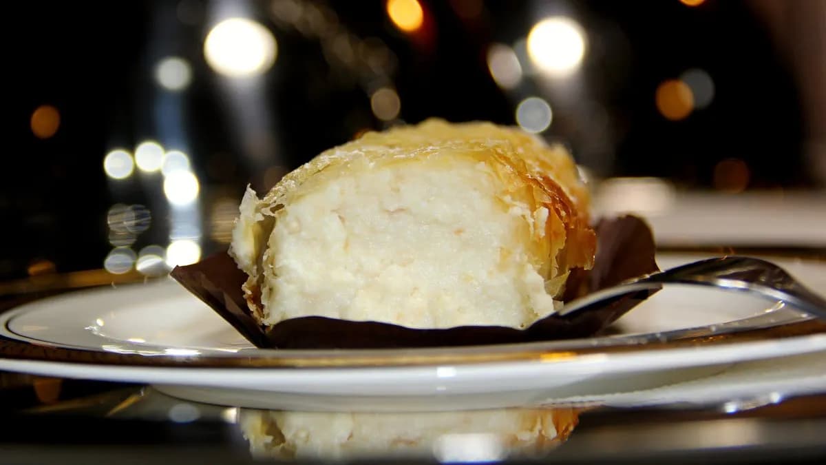 Cukormentes túrós rétes