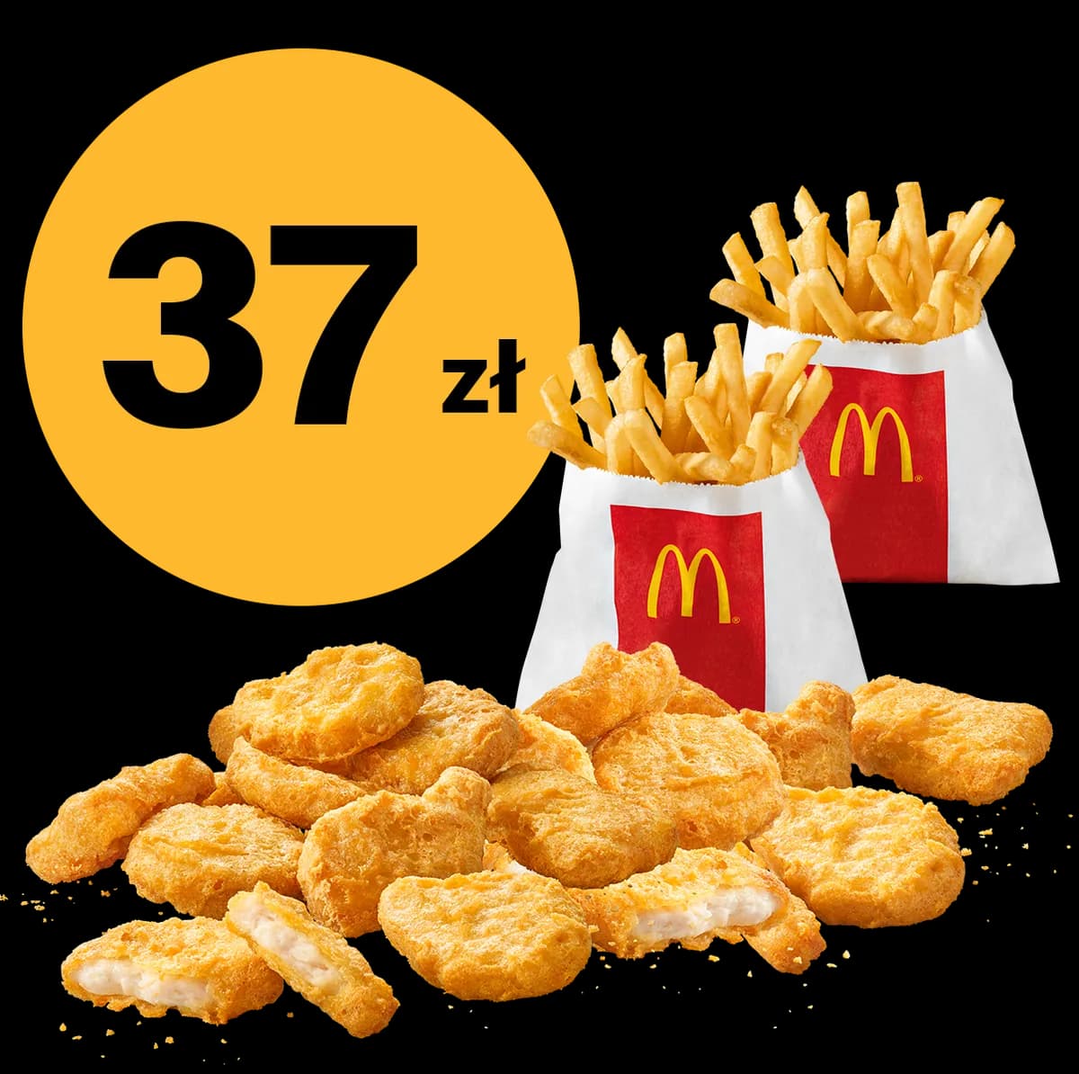 McNuggets 20 szt. + 2x małe frytki