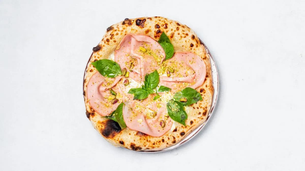 Mortadela e pistacchio