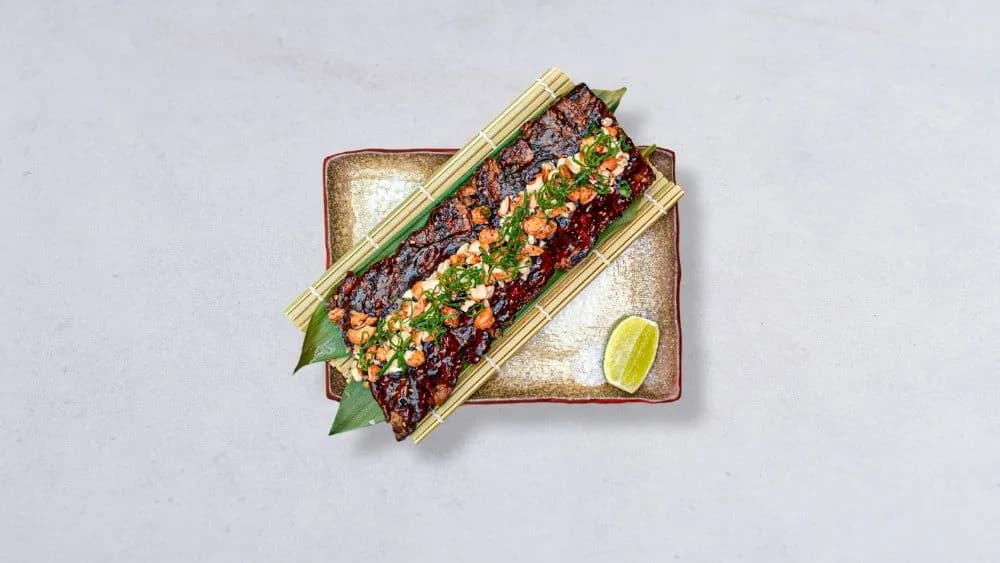 Glazurowane duszone żeberka