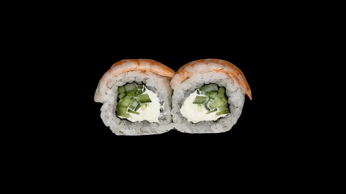 Philadelphia z krewetkami