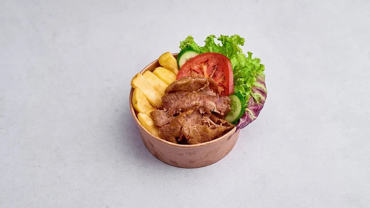 Kebab box z surówką