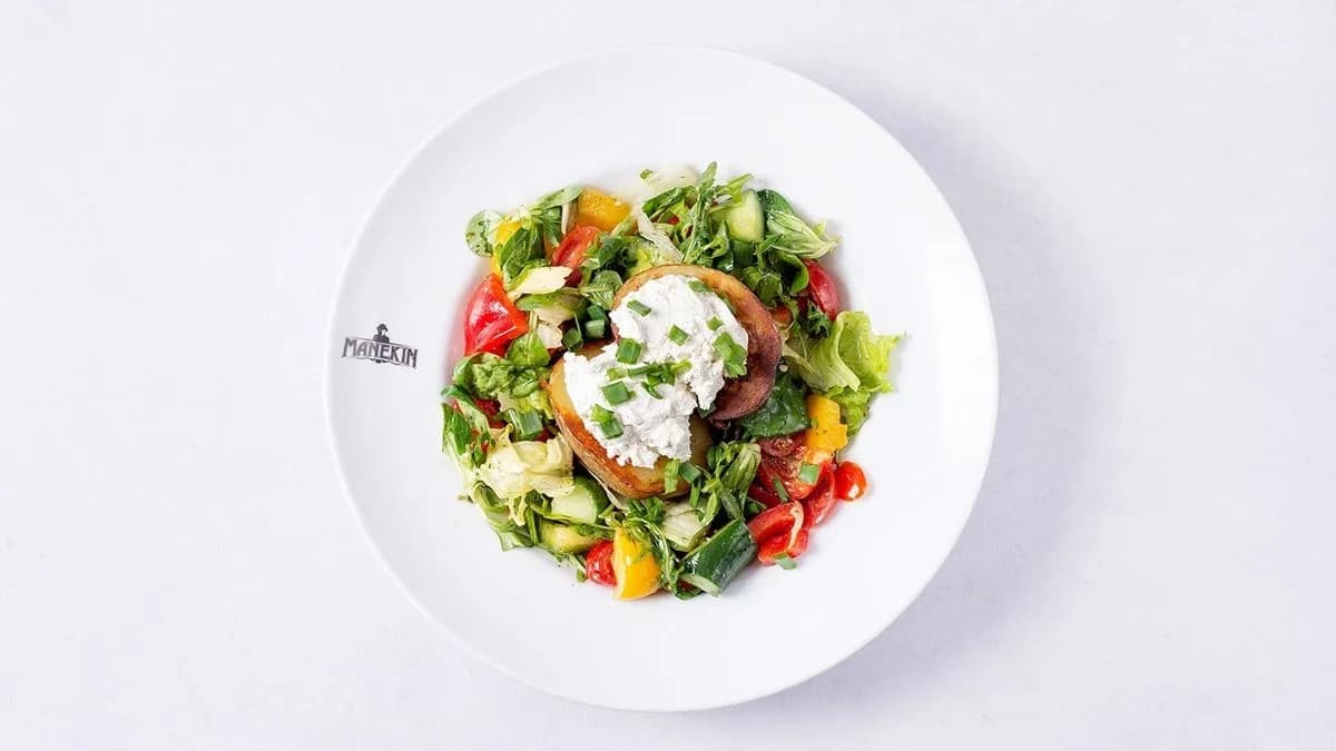 Grillowane warzywa i pesto domowe