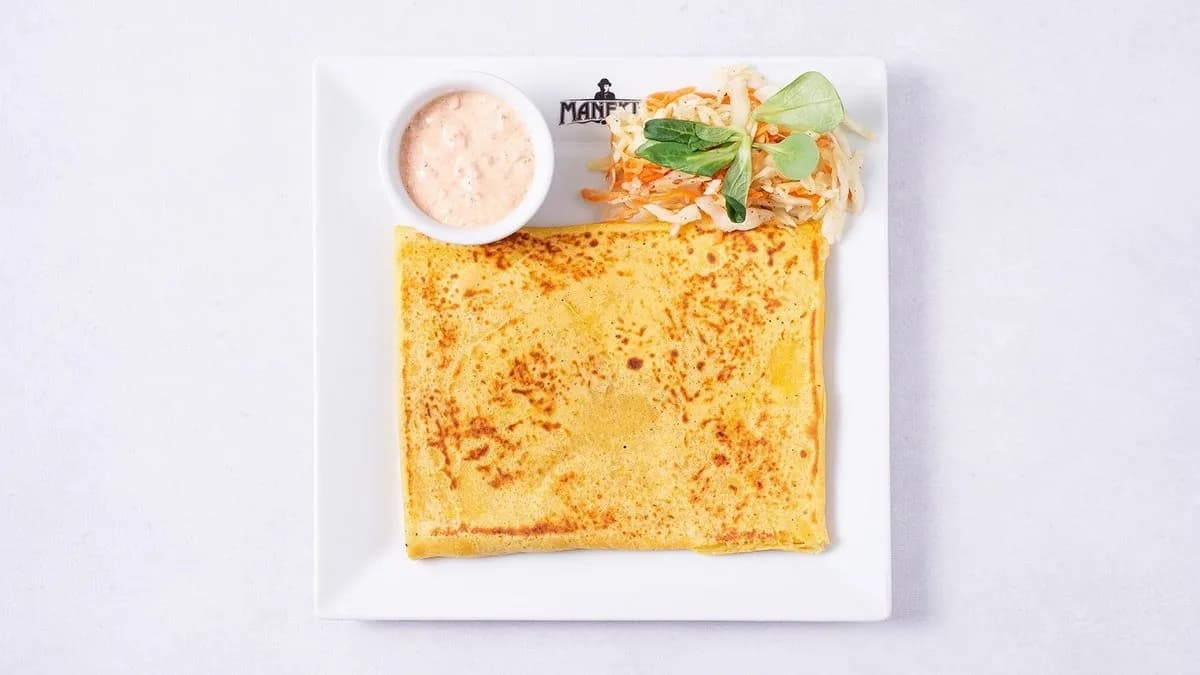 Ciec. Buraki, pasta z ciecierzycy, słonecznik, rukola