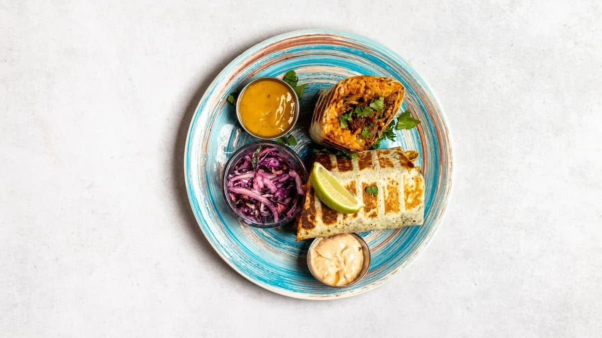 Burrito carnitas pulled pork