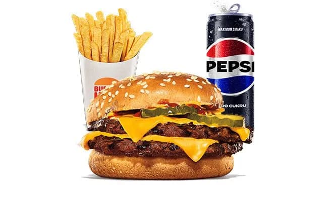 Double Cheeseburger Zestaw