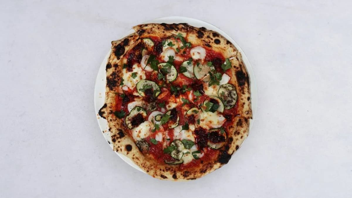 Pizza gambero piccante