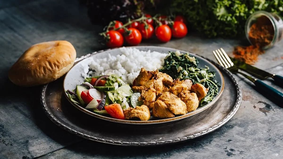 Shoarma® drobiowa w sosie śmietanowo-szpinakowym