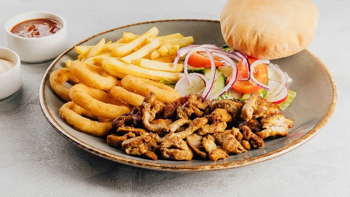 Shoarma® z krążkami cebulowymi