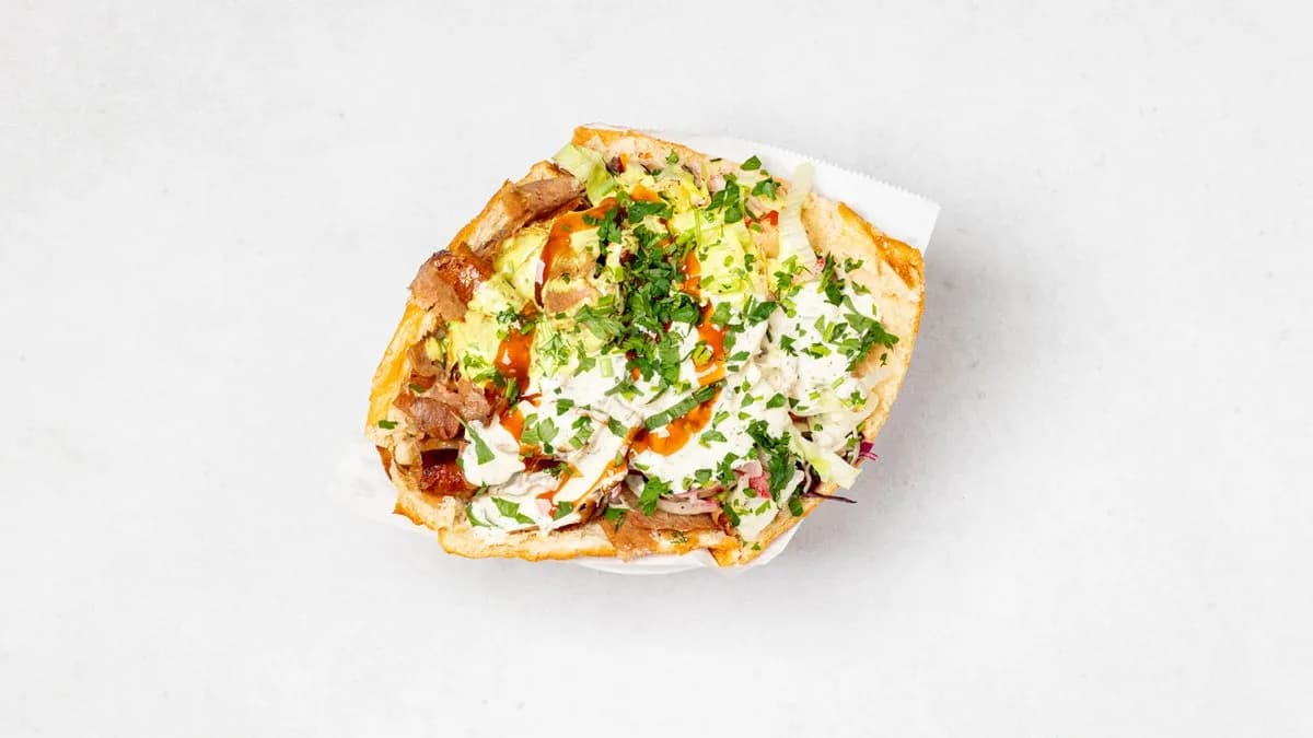 Kebab w bułce duży