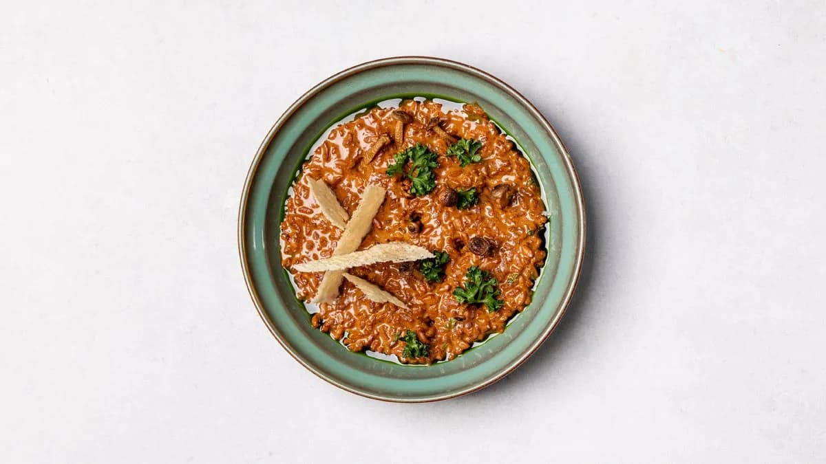 Risotto z grzybami leśnymi