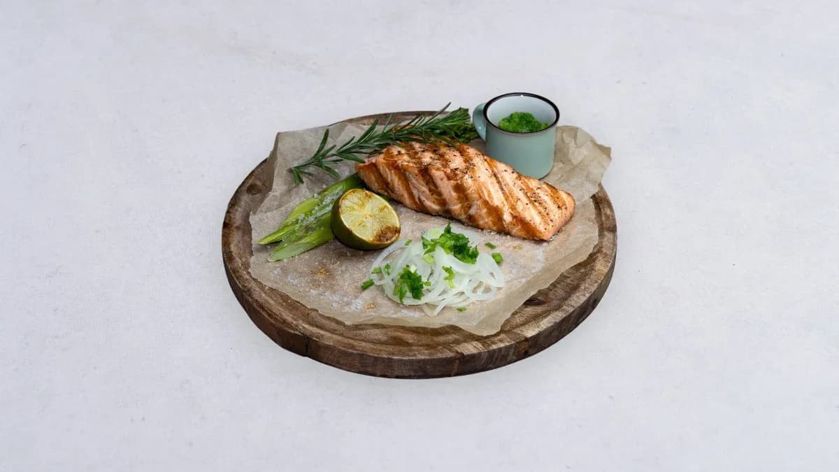 Łosoś grillowany