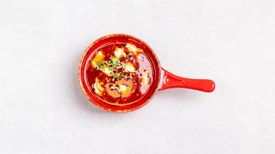 Chicken sweet and sour soup