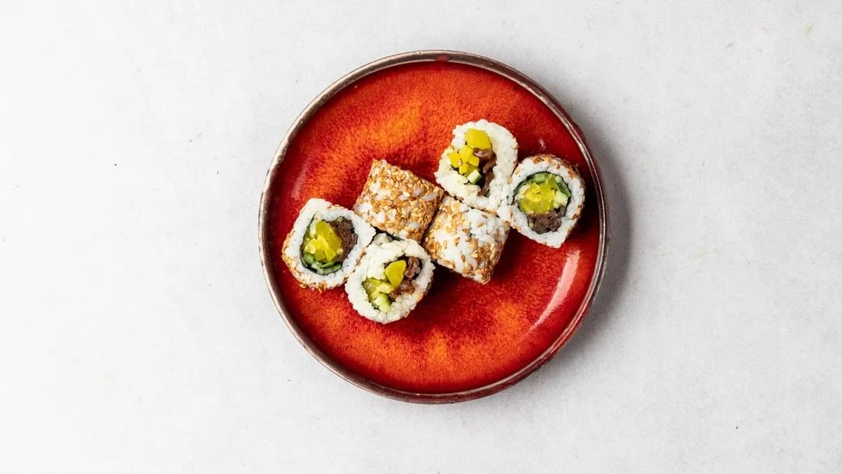 Miniuramaki z warzywami