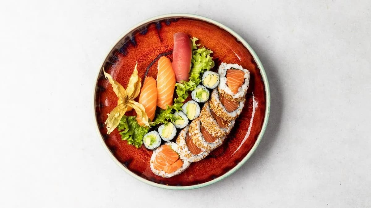 Sashimi roll z warzywami