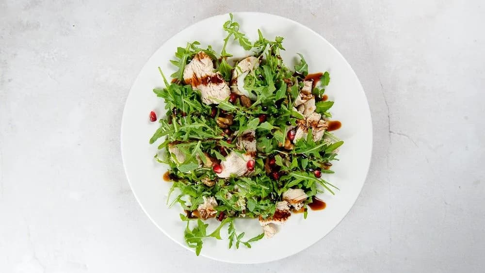 Sałata kurczak i rokpol