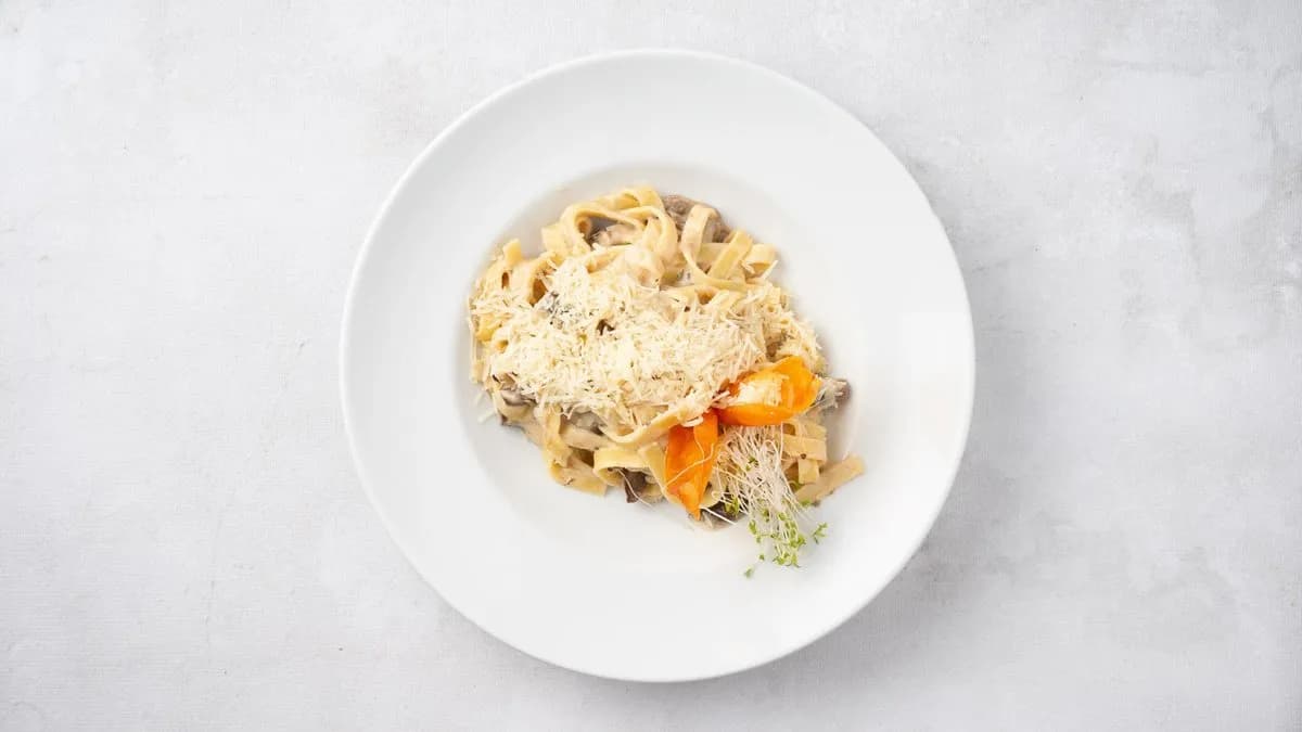 Tagliatelle z grzybami 🌿