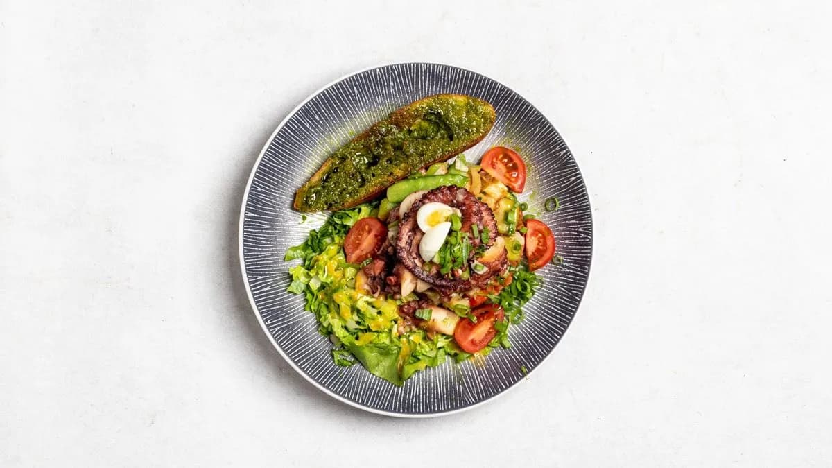 Confitowana ośmiornica