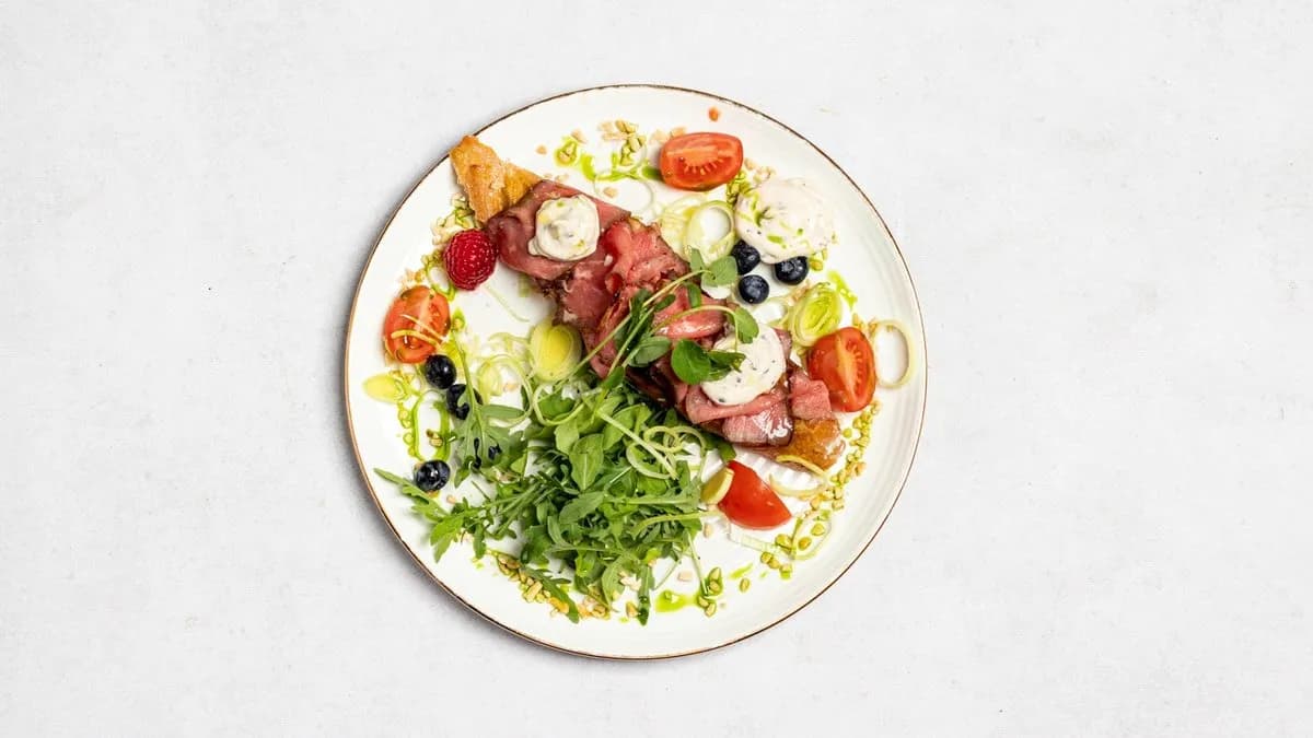 Bagietka z wolnopieczonym rostbefem