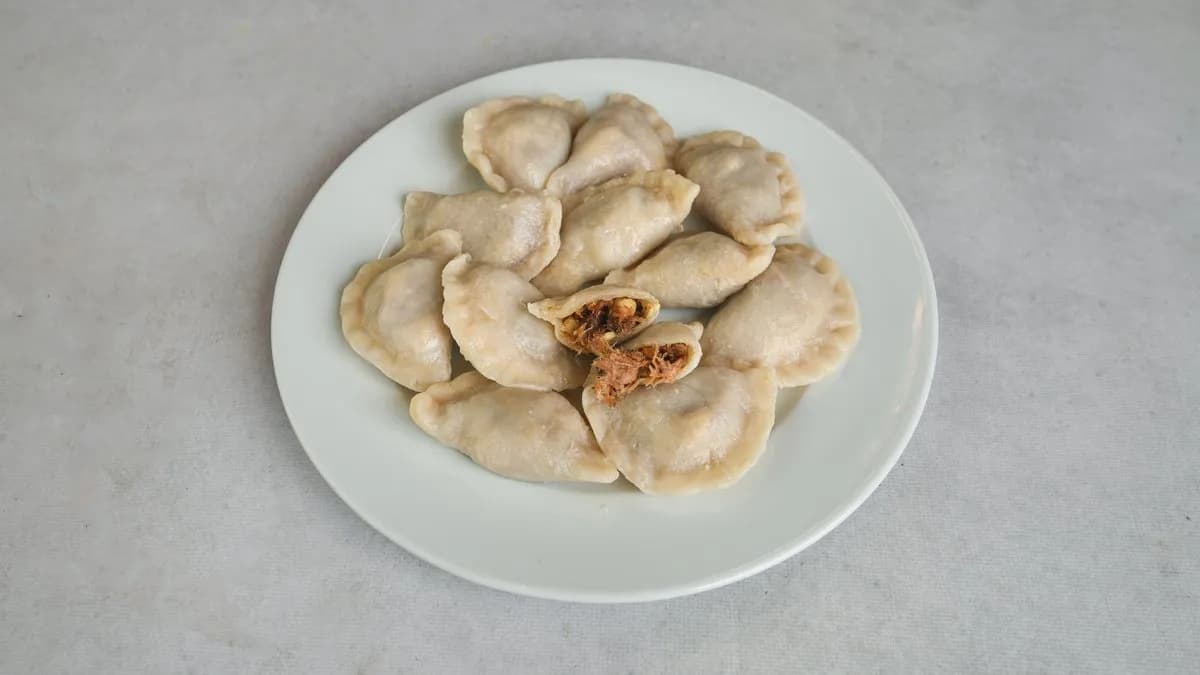 Pierogi z mięsem wieprzowym