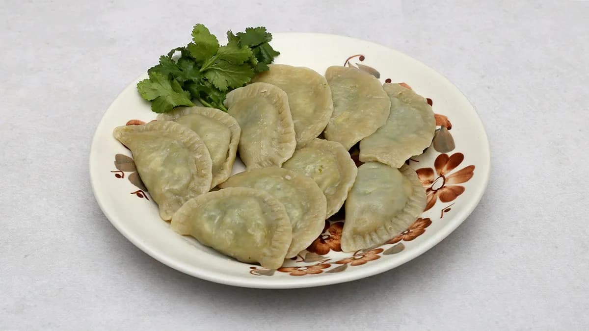 Pierogi ze szpinakiem z twarogiem