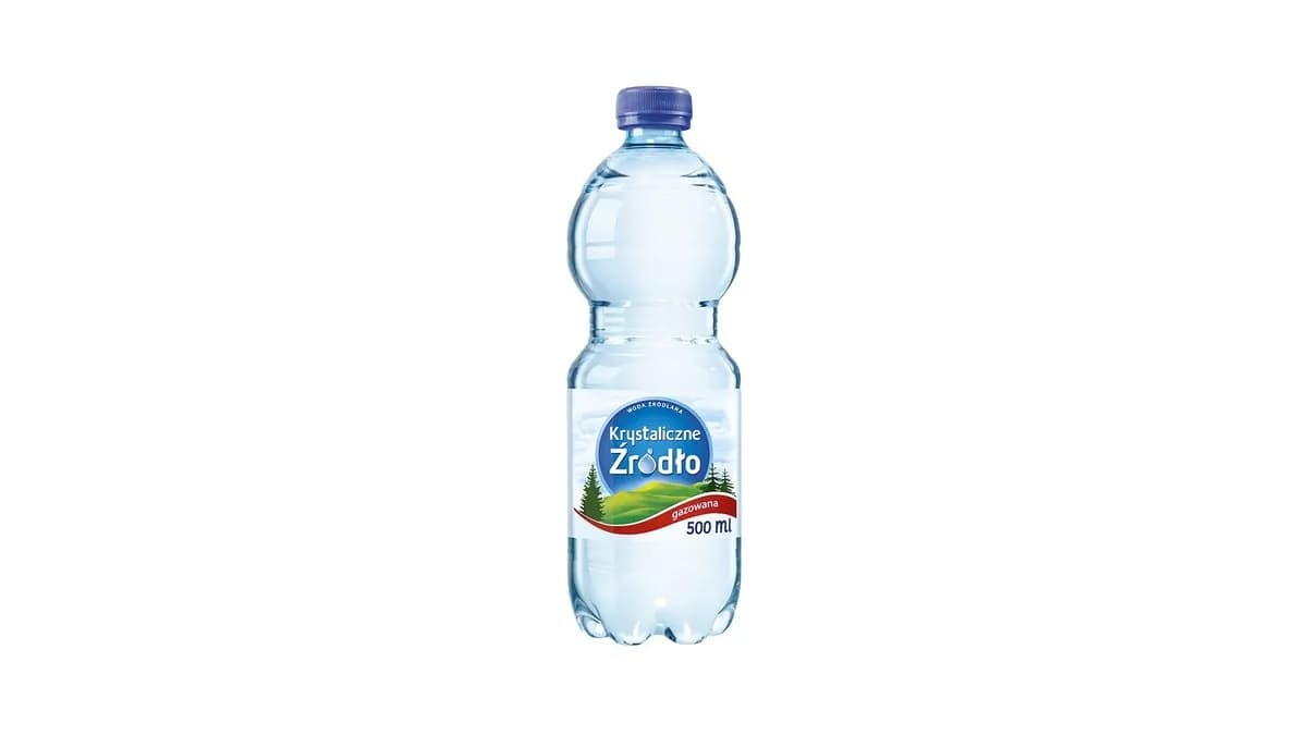 Woda Krystaliczne Źródło gazowana 0,5 l