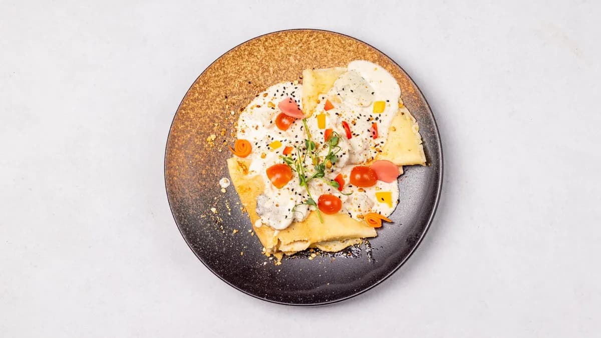 Naleśniki z kurczakiem i pieczarkami