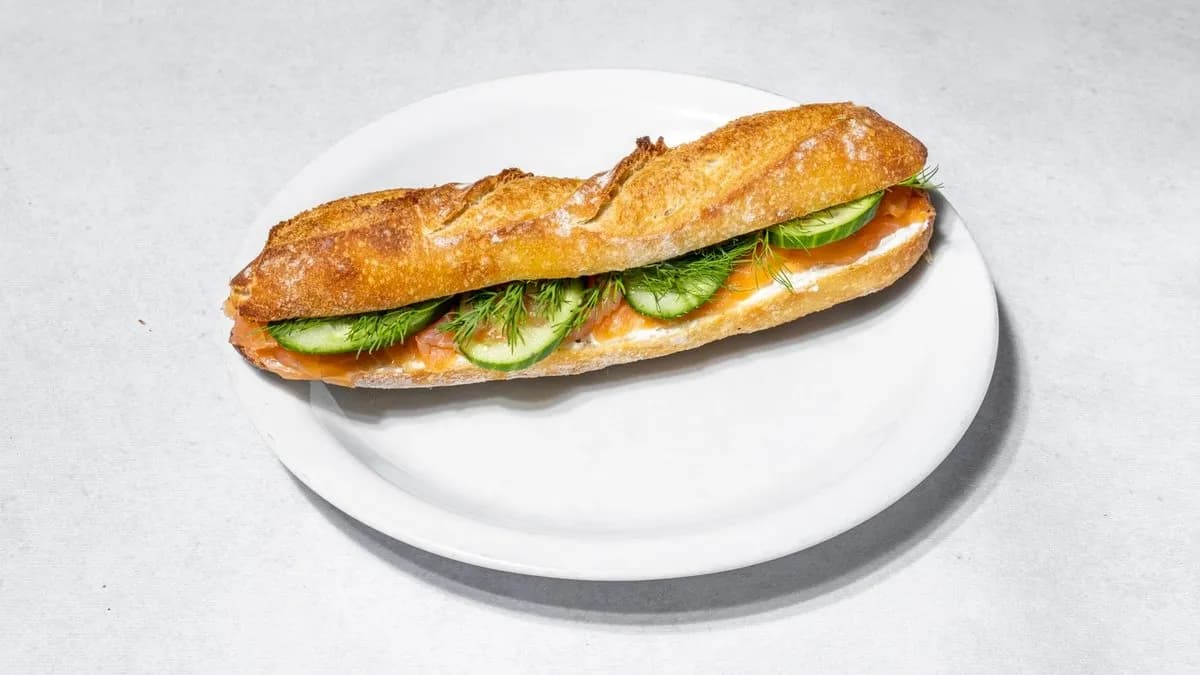 Sandwich z łososiem