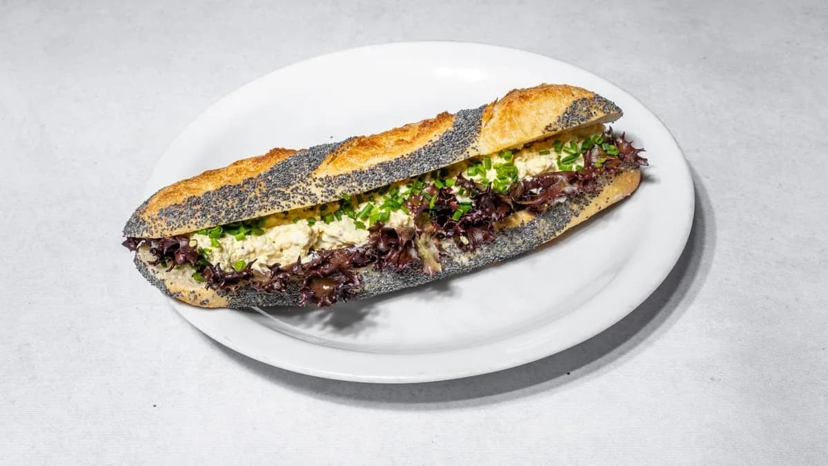 Sandwich z pastą jajeczną