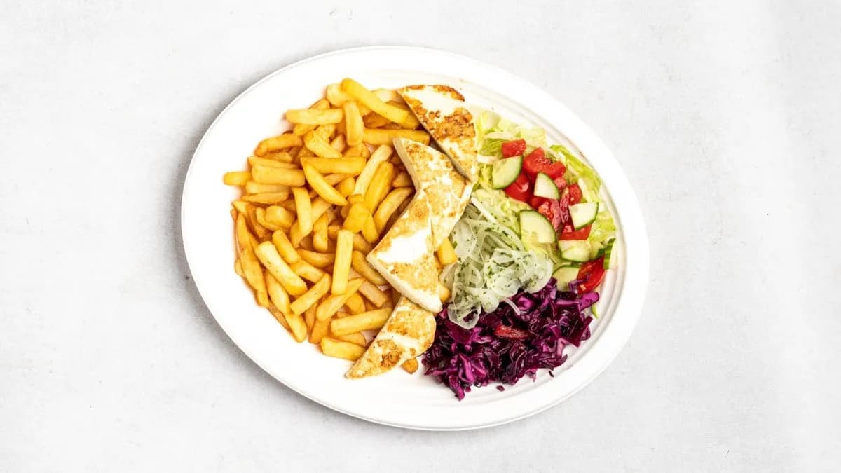 Talerz Halloumi wege