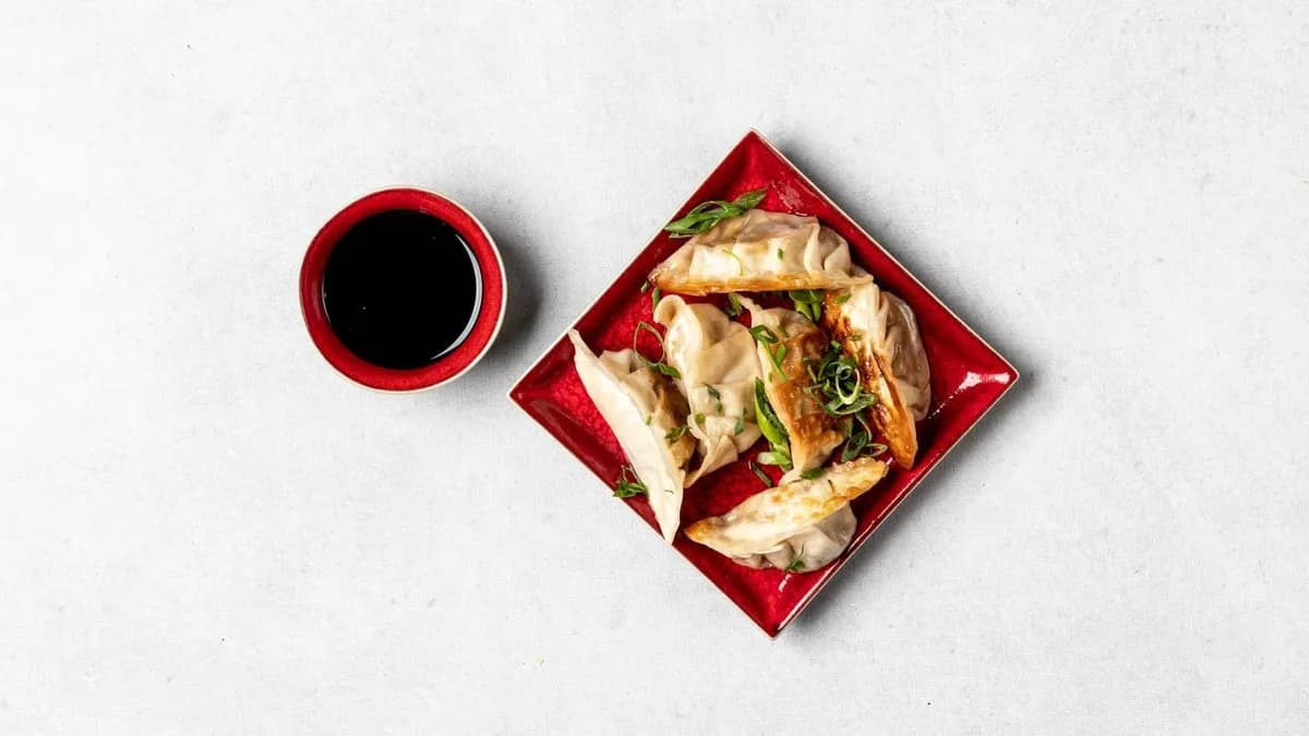 Pierogi gyoza z kaczką