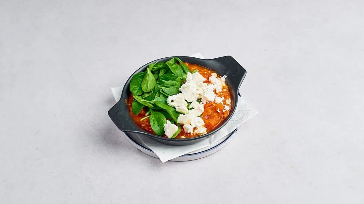 Szakszuka zielona vegan