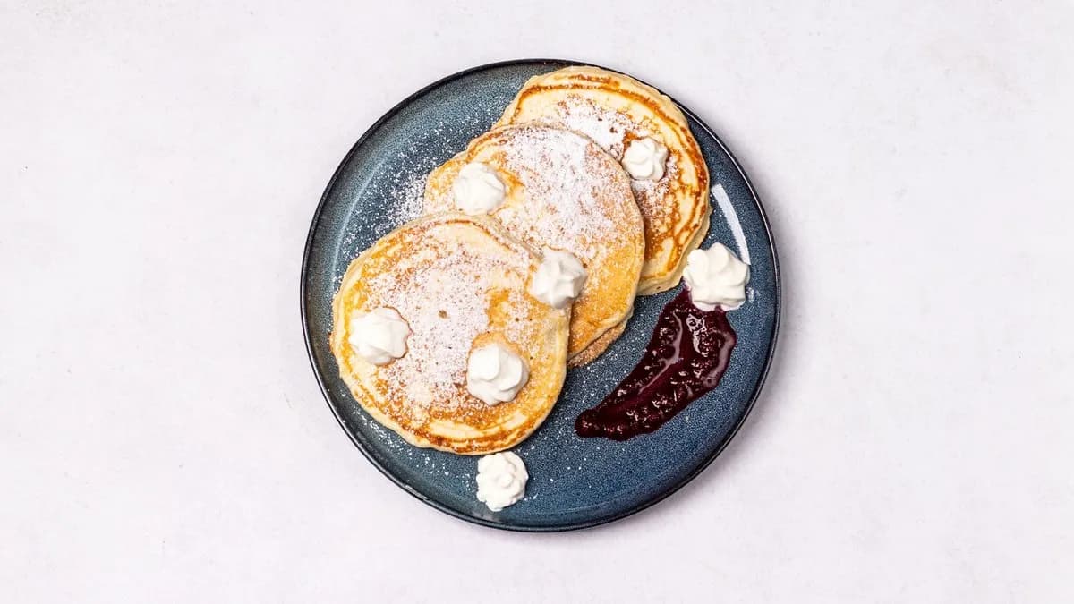 Pancakes z mlekiem skondensowanym