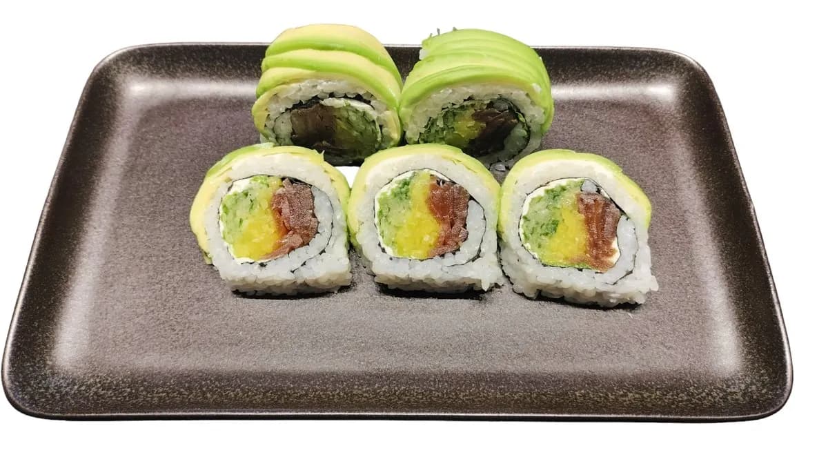 Rainbow maki warzywne