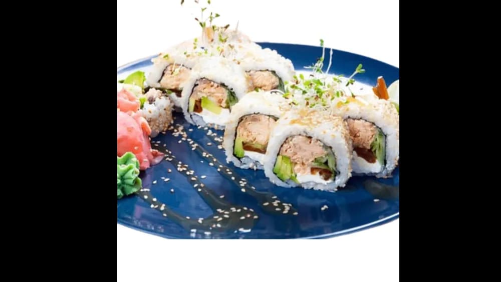 Roll California Yaki Sake