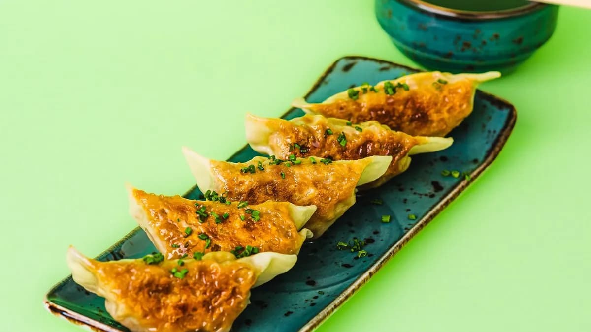 Pierożki Gyoza z kurczakiem