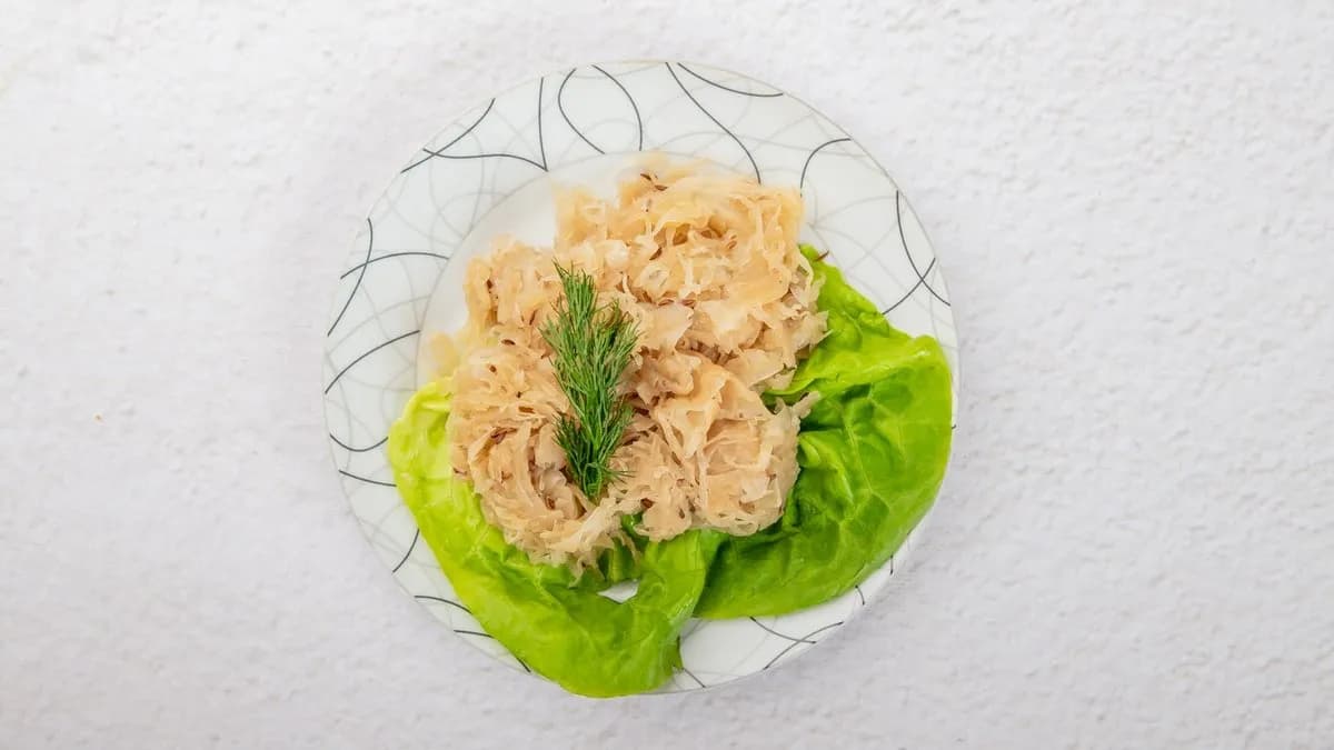 Kapusta kiszona zasmażana