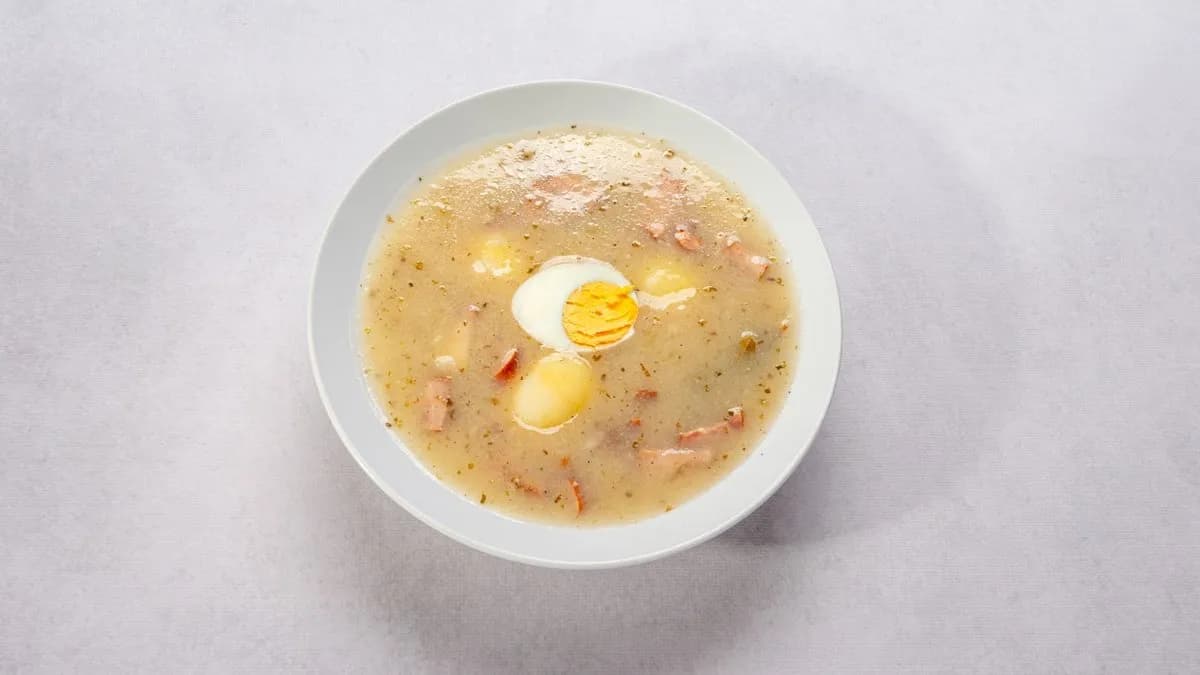 Żurek z jajkiem
