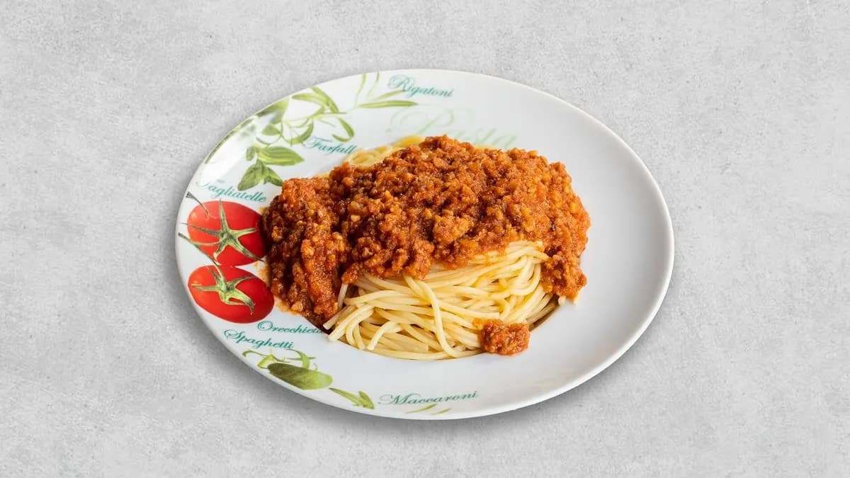 Spaghetti z sosem bolońskim