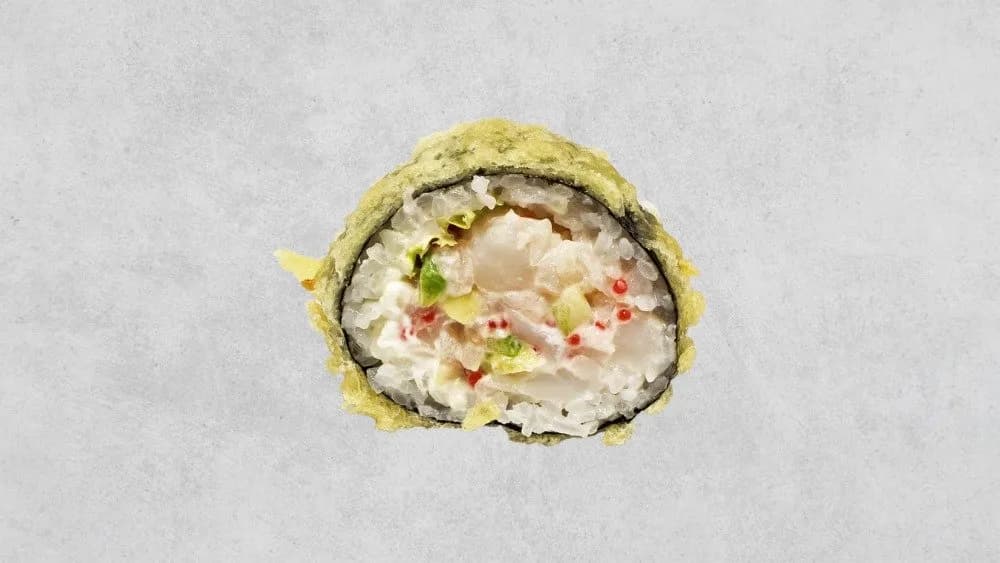 Tempura maki - sałatka z małż św. Jakuba