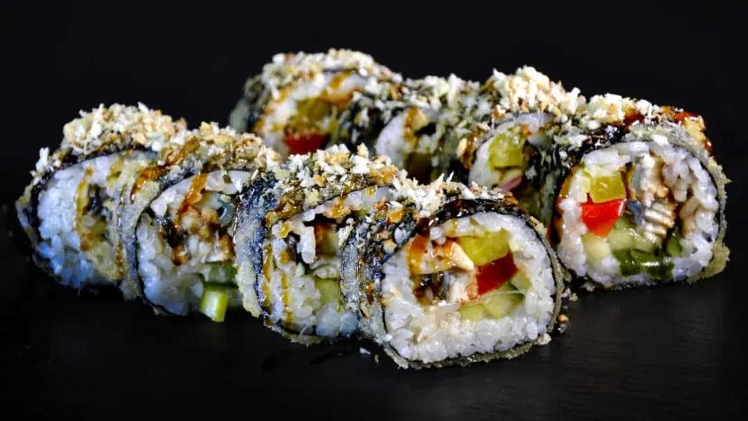 Elegancka tempura z węgorzem