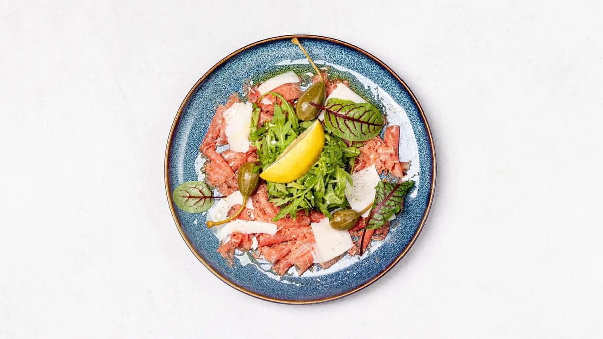 Carpaccio z polędwicy wołowej