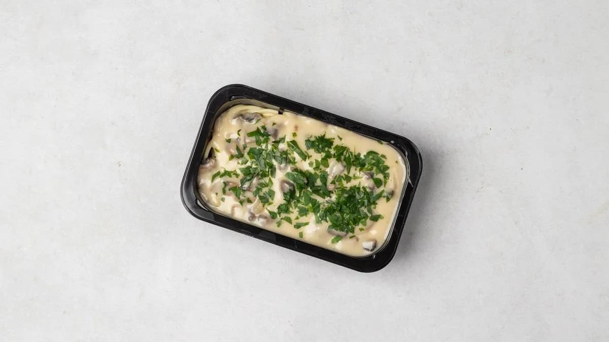 Spaghetti w sosie pieczarkowym