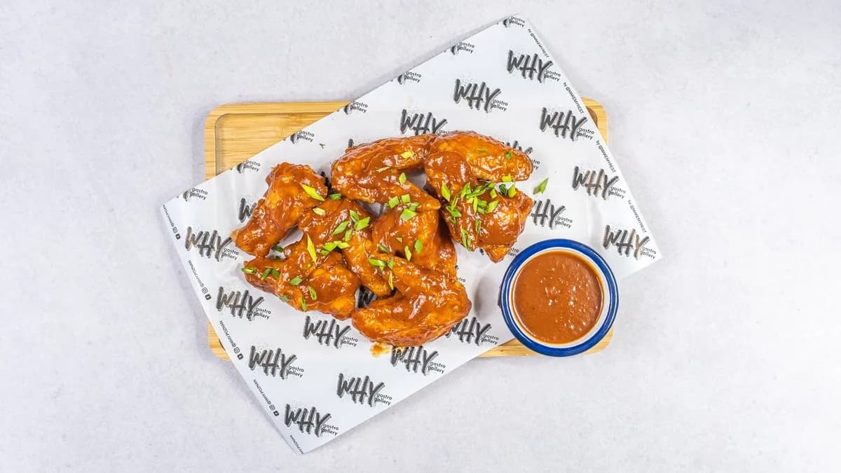 Skrzydełka BBQ z miodem