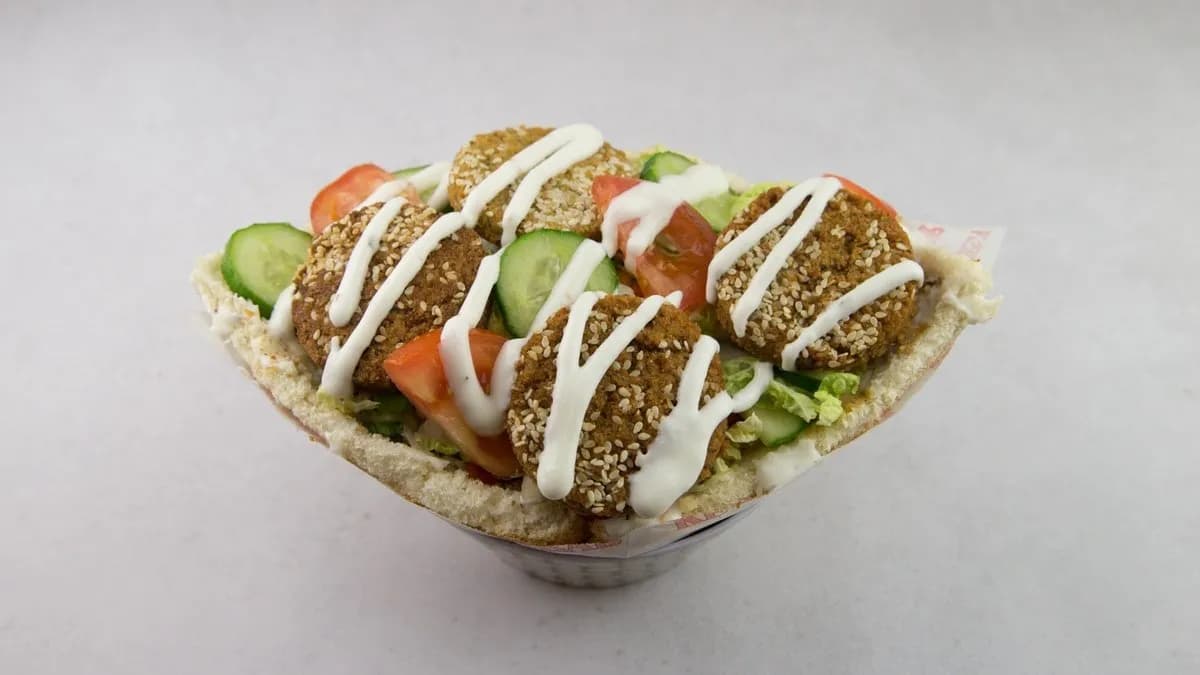 Bułka falafel